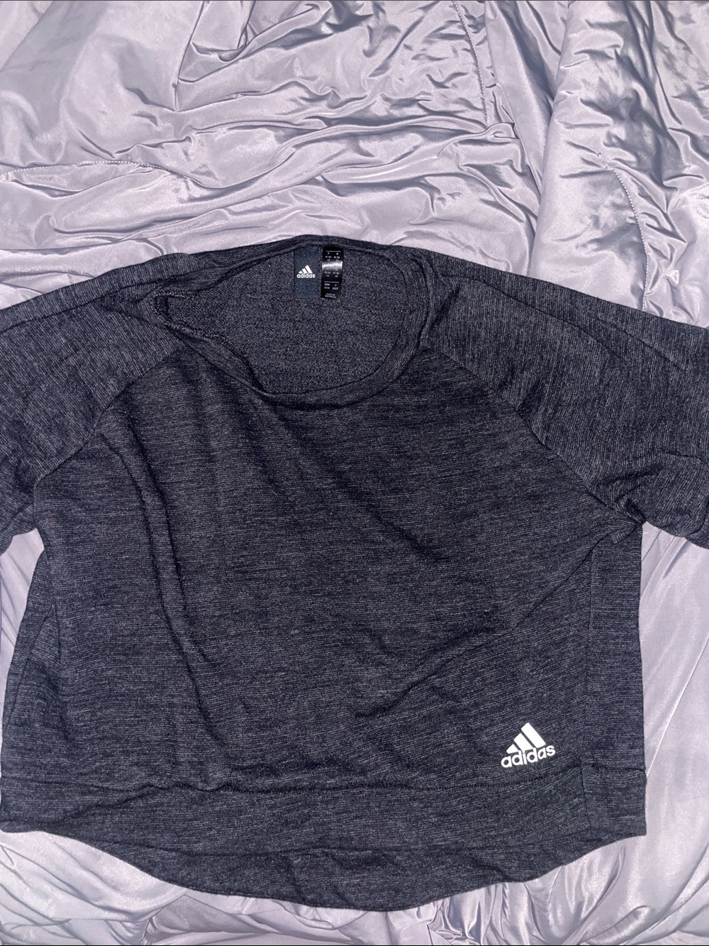 adidas Charcoal Heather Crew Sweatshirt